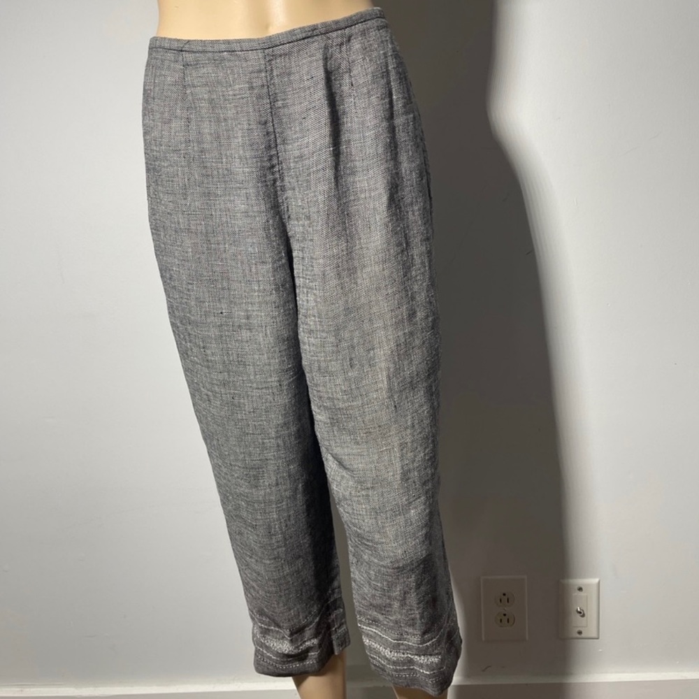 Norton Petites McNaughton Crop Pants
100% Linen Size Petite Medium